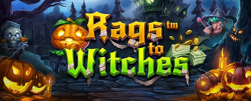 Enter the world of Rags to Witches at Slots.lv, where the Halloween ambiance is turned up to eleven. 