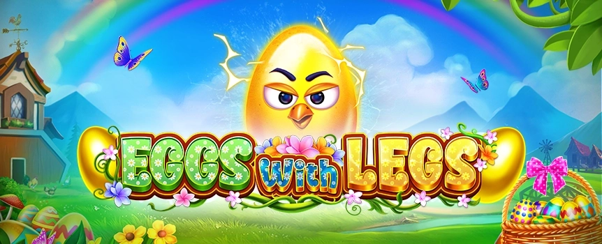 Play Eggs with Legs at Slots.lv and you’ll have a great time spinning the reels of this delightful Easter-themed slot. You might even win the Grand Prize!