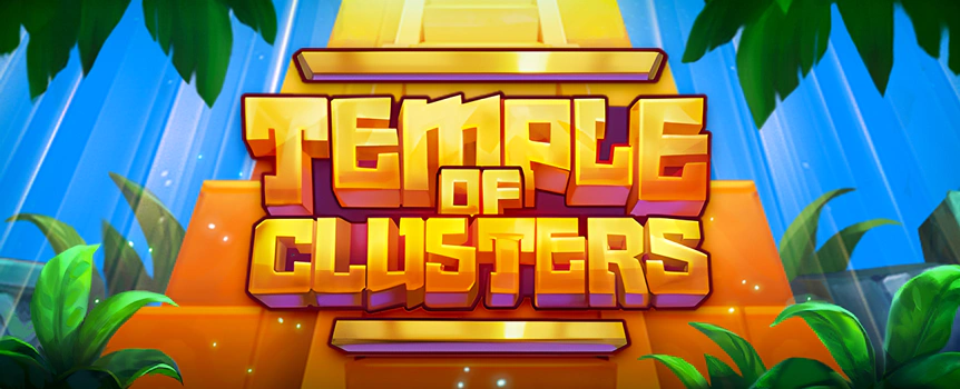 Temple of Clusters is a Cluster Pays grid slot by BGaming that will take you on an enchanted jungle journey for hidden treasures. Accumulate Cells Multipliers during spins, enjoy the random Dig-up feature, including Sticky Wilds, Boosters, Destroyers, and Scatters that trigger a free spins bonus game. No time to spin endlessly before triggering the free spins bonus mode? Use the handy Bonus Buy feature instead!