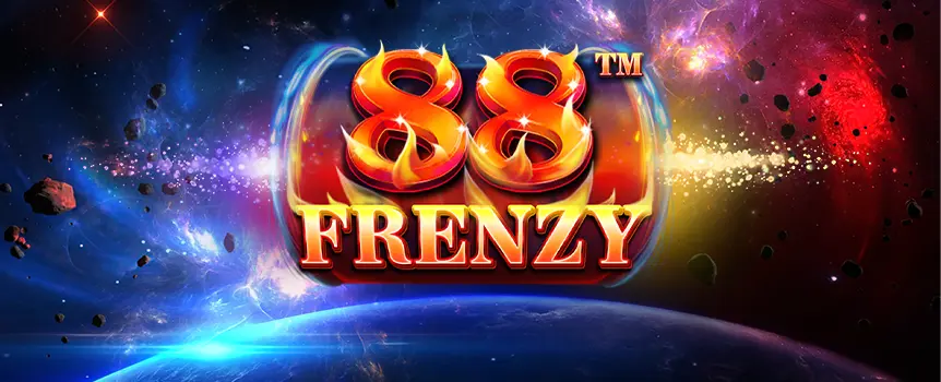 Spin the reels of the incredible 88 Frenzy, the online slot at Slots.lv that sees you blasting into space on a quest for prizes worth thousands.