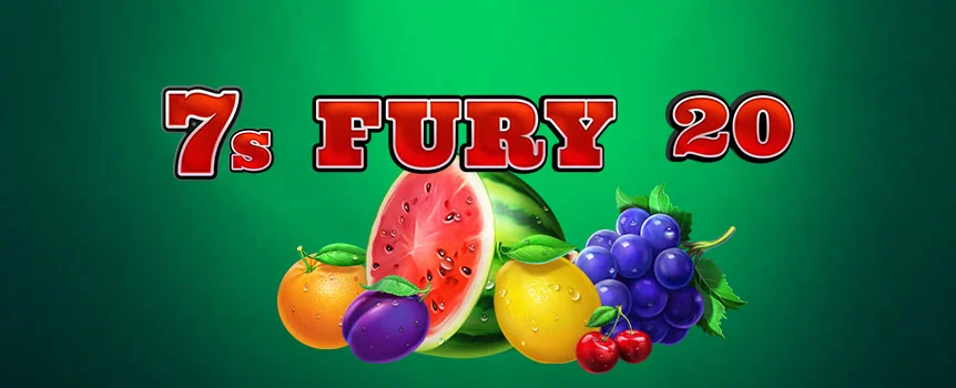 Heat up the action with 7s Fury 20, a thrilling slot machine adventure with the freshest of fruit symbols, colorful Star Scatters, and an alluring Gamble Feature.