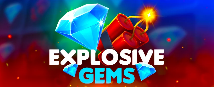 Danger is crouching behind every tile in Explosive Gems. Tap the grid at Slots.lv and avoid the dynamite as you go for the 14.28x max Multiplier!