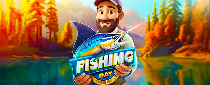 Have a relaxing day out by the water and see if you can reel in some great prizes by playing the Fishing Day online slot game at Slots.lv.

Is there anything better than heading out to the water and enjoying a great day fishing? You can experience this all for yourself when you play the Fishing Day online slot game.

The game is truly unique, in so many ways. There are no traditional reels in this game, with everything changed to reflect the game’s theme of fishing. When the game loads up, you see an outstretched arm with a fishing rod in its hand.

You choose from five different Risk Levels as your bet, all of which are located to the left of the screen. Every Risk Level is a different fishing lure, and each gives you a better chance at winning with a different minimum bet amount.

You’ll also see your Best Catch and Best Win displayed in a photograph to the right of your screen.

See if you can reel in a huge catch by playing.