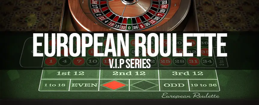 See whether you can correctly predict where the white ball will land when you play the VIP European Roulette online table game at Slots.lv.