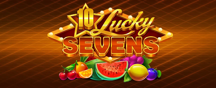 Time for 10 Lucky Sevens on Slots.lv! Expanding Wilds, Respins, and Gamble features deliver nonstop action and payouts up to 1,808x!