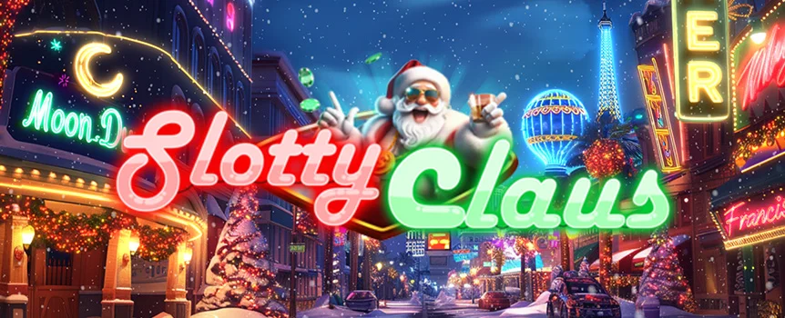 Head to Las Vegas with Santa in Slotty Claus. Play at Slots.lv and help Santa trigger the 5,000x Grand Jackpot this Christmas! 