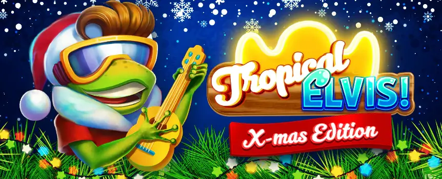 There have been some seriously strange slots in the past, but Tropical Elvis! takes strangeness to an entirely new level! Not only is this game about lizard called Elvis, who apes the style of the rock and roll king, but he’s based on Hawaii, which comes complete with palm trees and tropical cocktails.