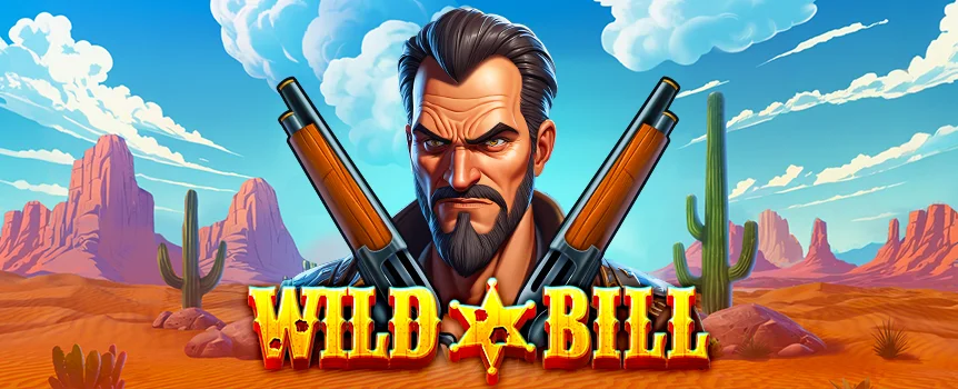 The town is overrun by outlaws in Wild Bill. Spin the reels at Slots.lv and claim the 2,077x your stake bounty on the bandits’ heads!