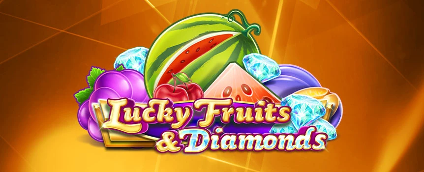 Play a classic fruit slot game with big twists and large potential prizes when you try out the Lucky Fruits & Diamonds online slot game at Slots.lv. 