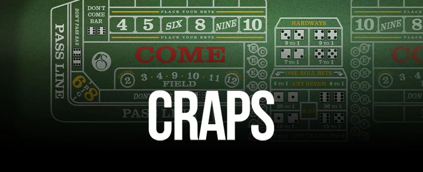 You’re just one throw away from the 30x max win in Craps. Play this Las Vegas-themed dice game and roll your way to great prizes!